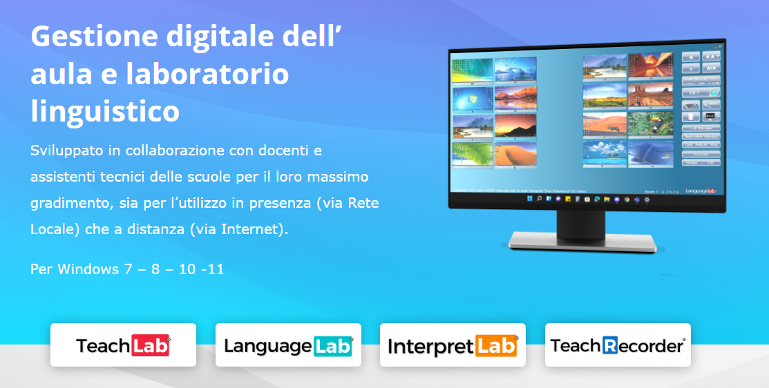 Panoramica famiglia prodotti TeachLab