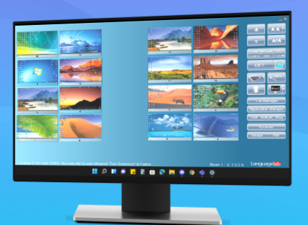 Interfaccia ufficiale TeachLab su monitor